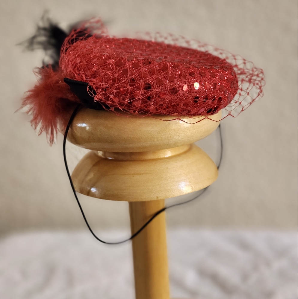Handmade Cocktail Burlesque Hat